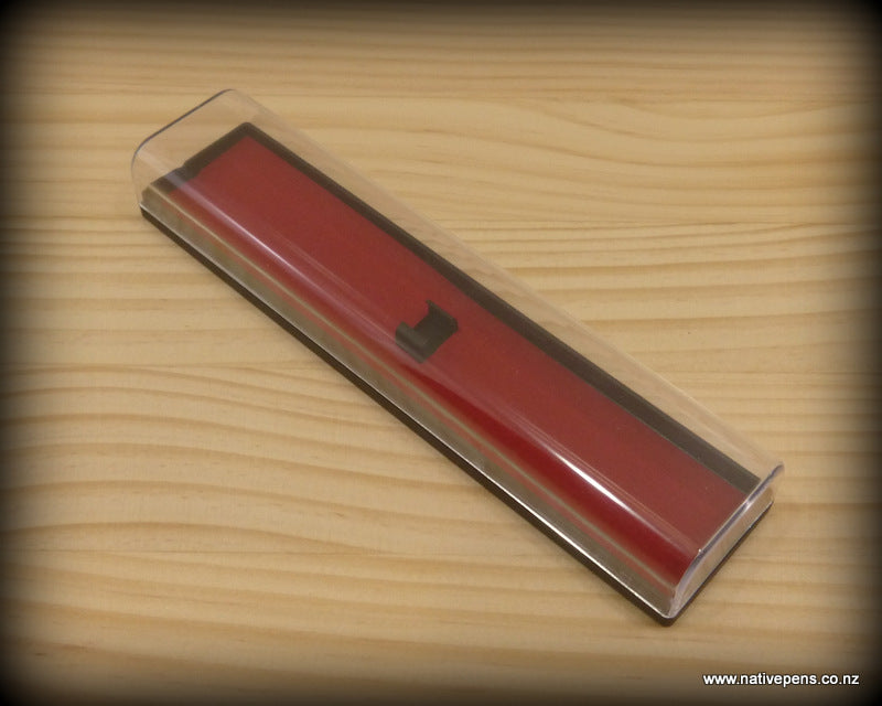 Plastic Pen Box - Red Single